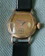 Elgin Antique 20's vintage big crown wristwatch